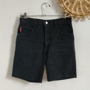 Bermuda denim shorts